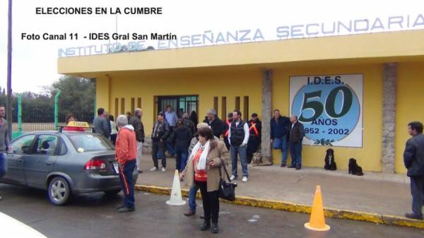 HOY SE ESTA VOTANDO EN LA CUMBRE PARA ELEGIR INTENDENTE