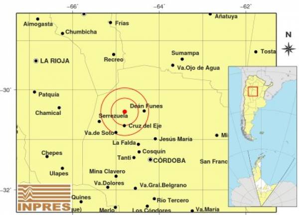 TEMBLOR CON EPICENTRO CERCA DE CRUZ DEL EJE