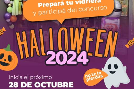 Halloween La Cumbre: Concurso de Vidrieras