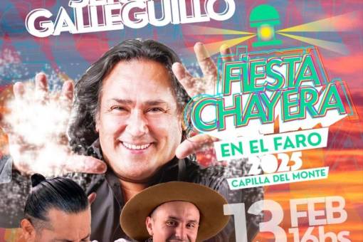 GALLEGUILLO Y LA FIESTA CHAYERA SE PRESENTAN EN CAPILLA EL 13/2